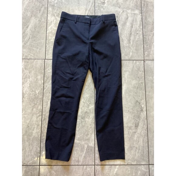 Theory Black Wool Trecca 2 Classic Suit Pants 0 - Picture 1 of 5